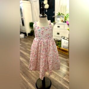 Isaac Mizrahi 3t girls bunny print pink dress